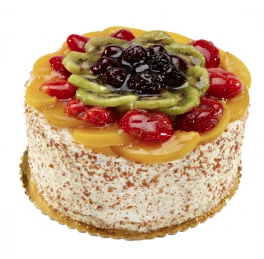 4 ile 6 kişilik karışık mevsim meyveli yaş pasta Siirt pasta