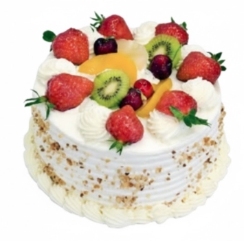 6-9 Kişilik Zengin İçerikli Gurme Karışık Meyveli Siirt pasta