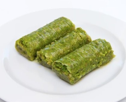 Kaliteli Fıstık Dolgulu 500 Gr Sarma Siirt pasta
