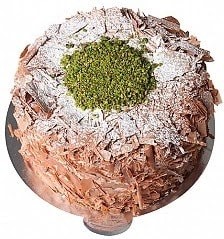 Premium Tat Deneyimi 6-9 Kişilik Çikolatalı Fıstıklı Siirt pasta